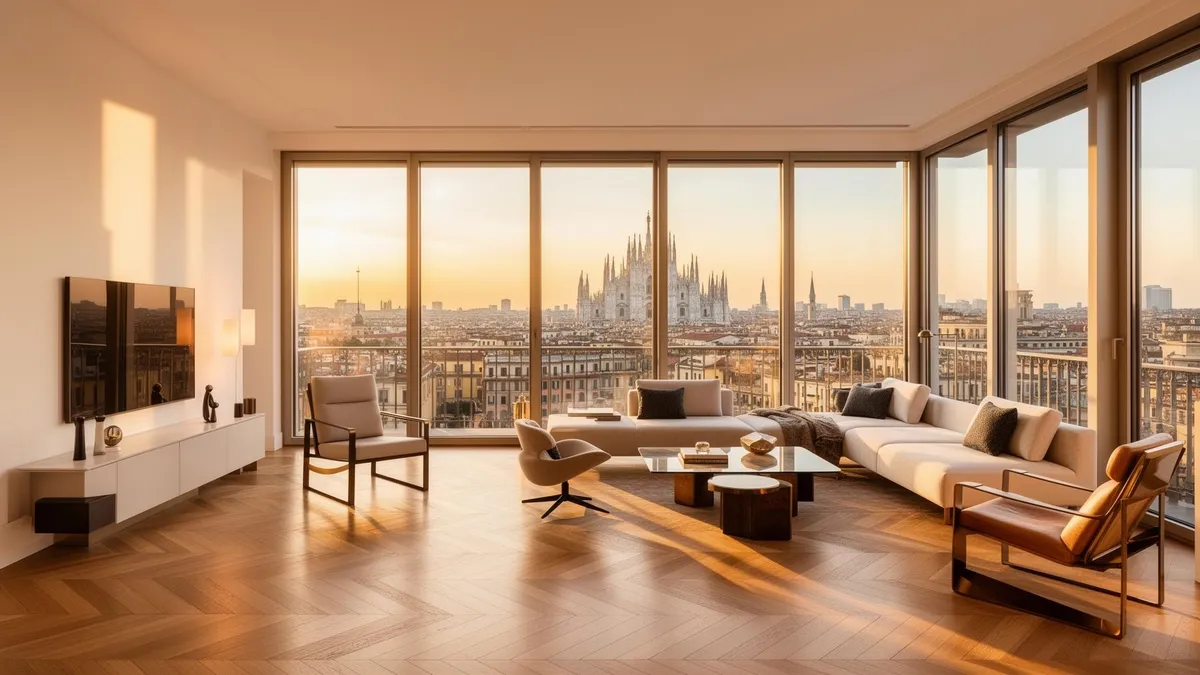 Soggiorno di pregio gestito a Milano